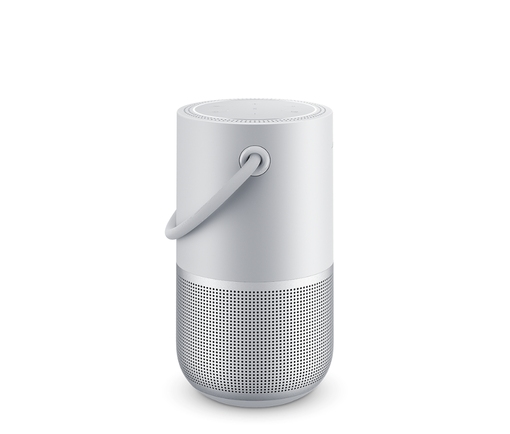 Bose Portable Smart SpeakerAudio & VideoThe Portable Smart Speaker is a wireless home speaker and a portable Bluetooth speaker in one. Around the house, you can move it from room to room—and when you leave your home, you can take it with you. Anywhere wit